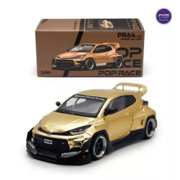 Pop Race Toyota Yaris Gr Pandem 4ba 2022 1:64 PR640041